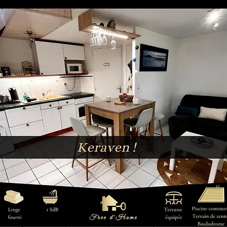 Keraven, Charmante Maisonnette, Piscine Commune 1-4 Personnes Moëlan-sur-Mer Exterior foto