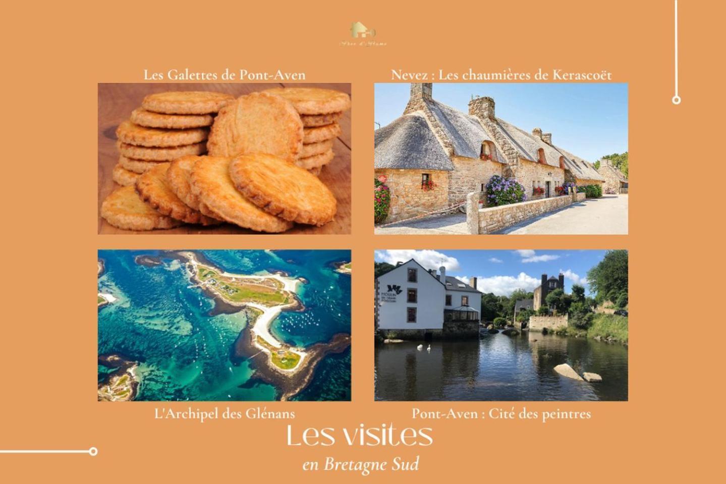 Keraven, Charmante Maisonnette, Piscine Commune 1-4 Personnes * Moelan-sur-Mer